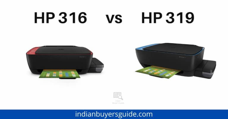 HP 316 vs HP 319